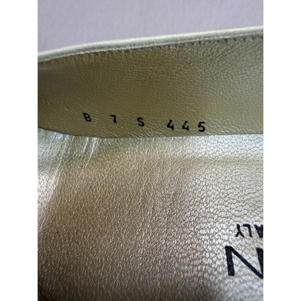 St. John Angela AJ224018 Leather Pumps 7B Made Italy Vintage - Picture 8 of 11